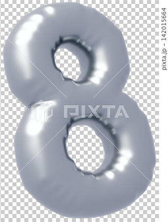 3D image_balloon_8_silver 3D image_balloon_8_silver 142015664