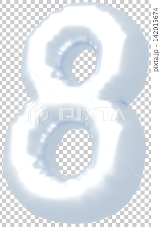 3D image_balloon_8_silver 3D image_balloon_8_silver 142015674