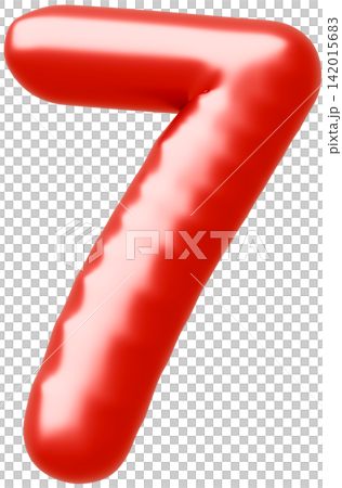 3D image_balloon_7_red 3D image_balloon_7_red 142015683