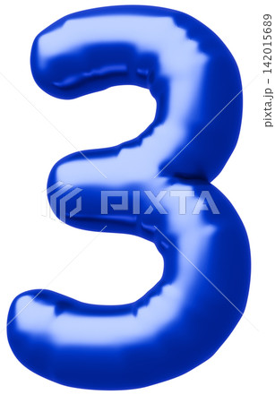 3D画像_風船_3_青 142015689
