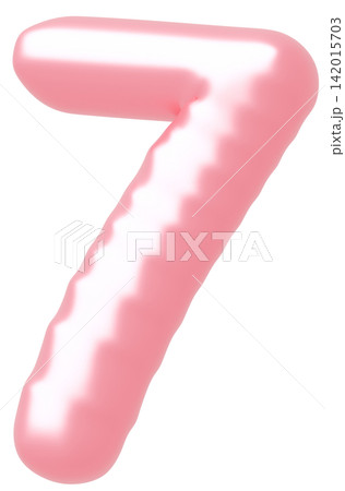 3D画像_風船_7_ピンク 3D画像_風船_7_ピンク 142015703