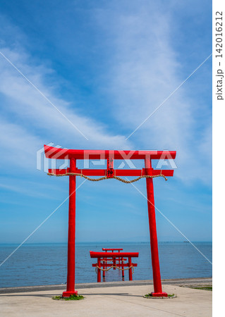大魚神社海中鳥居 満潮【佐賀県藤津郡太良町】 大魚神社海中鳥居 満潮【佐賀県藤津郡太良町】 142016212