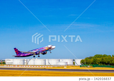 Brussels Airlines Airbus A320neo Tomorrowland Amare Livery Taking Off From Brussels Airport 142016837