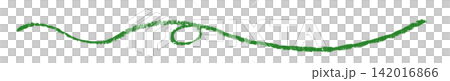Various line materials drawn with crayons (Green 5) Various line materials drawn with crayons (Green 5) 142016866