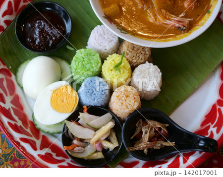 マレーシアの七色のご飯料理 142017001