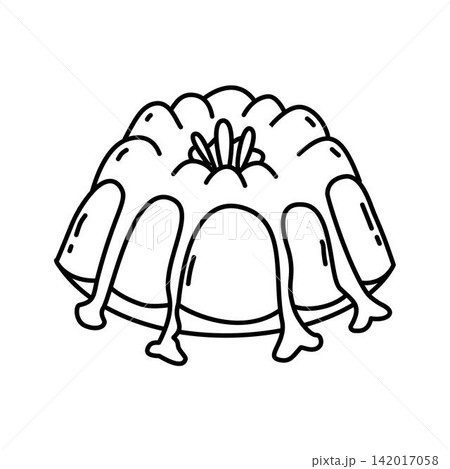 bundt cake illustration bakery bundt cake illustration bakery 142017058