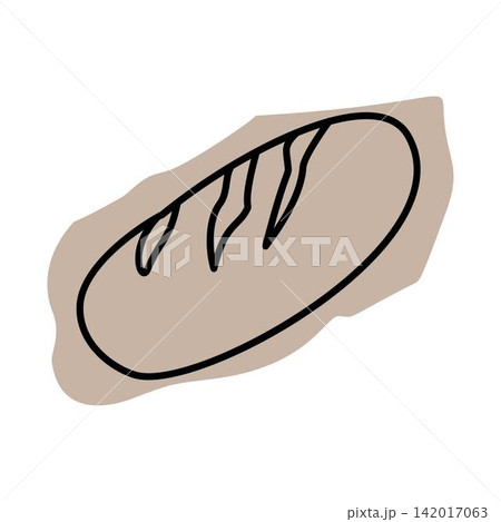 hand drawn loaf of bread illustration hand drawn loaf of bread illustration 142017063