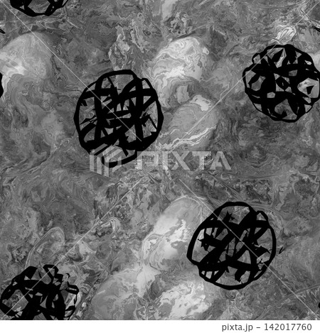 Black Wireframe Spheres on Marble Mask Black Wireframe Spheres on Marble Mask 142017760