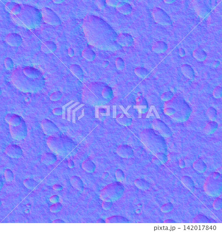 Cratered Moon Surface Normal Map 142017840