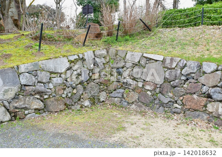 勝竜寺城　北門跡の石垣 142018632