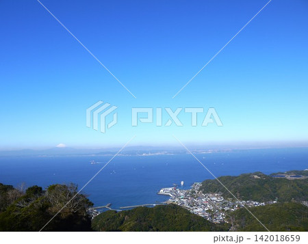 鋸山から見た富士山 鋸山から見た富士山 142018659