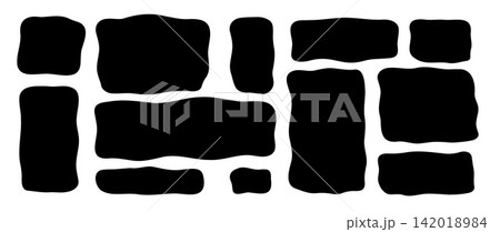 Abstract Organic Rectangle Boxes Abstract Organic Rectangle Boxes 142018984