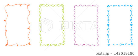 Hand Drawn Crayon Frame Boxes Hand Drawn Crayon Frame Boxes 142019180