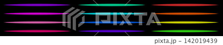 Abstract Digital Laser Straight Line Elements 142019439