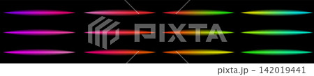 Futuristic Tech Laser Straight Line Collection Futuristic Tech Laser Straight Line Collection 142019441