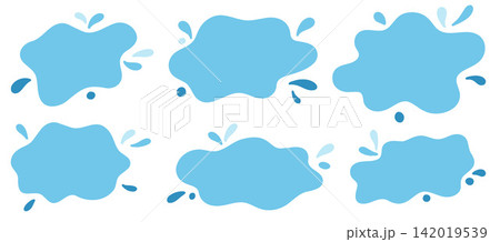 Cute Water Blob Frame Set Cute Water Blob Frame Set 142019539