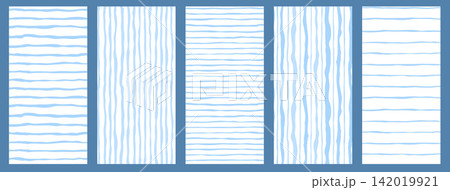 Light Watercolor Baby Pattern with Stripes 142019921
