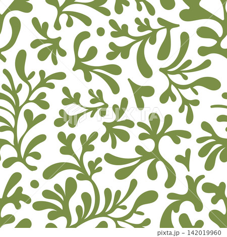 Organic Coral Seamless Contemporary Line Pattern Collection Organic Coral Seamless Contemporary Line Pattern Collection 142019960