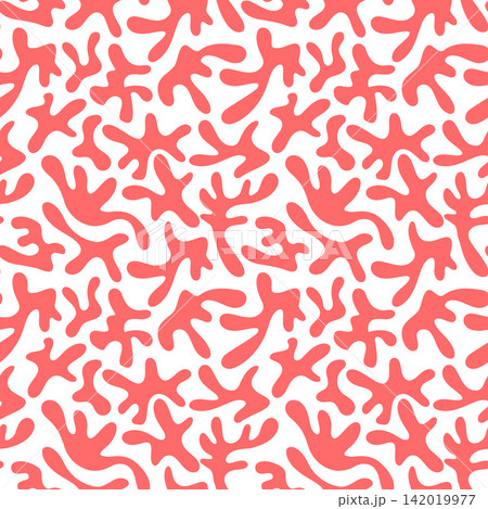 Contemporary Organic Coral Wallpaper Pattern Contemporary Organic Coral Wallpaper Pattern 142019977