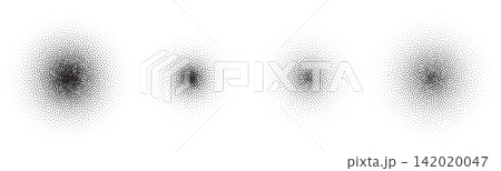Black White Spray Grain Sphere Texture 142020047