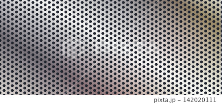 Metallic Panel Texture with Industrial Perforation Metallic Panel Texture with Industrial Perforation 142020111