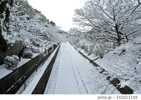 京都 雪のインクライン 京都 雪のインクライン 142021189