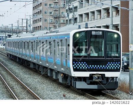 仙石線 E131系800番台 小鶴新田駅 仙石線 E131系800番台 小鶴新田駅 142021622