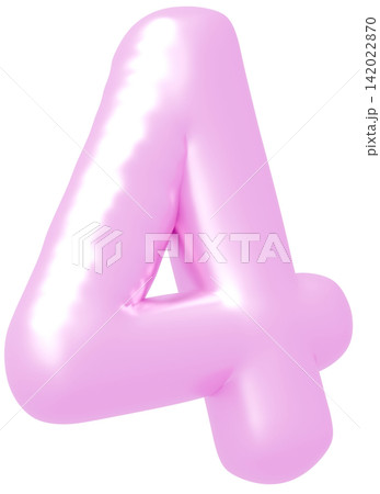 3D画像_風船_4_紫 3D画像_風船_4_紫 142022870