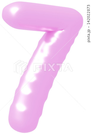 3D画像_風船_7_紫 142022873