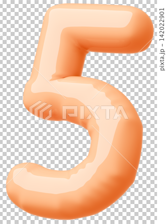 3D image_balloon_5_orange 3D image_balloon_5_orange 142022901