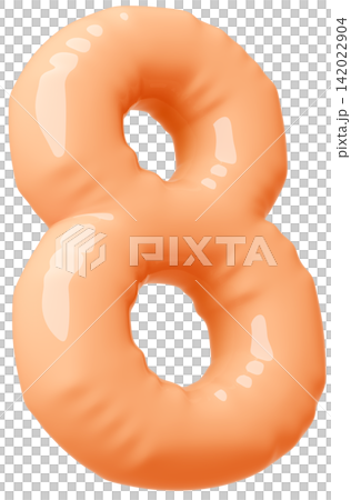 3D image_balloon_8_orange 3D image_balloon_8_orange 142022904