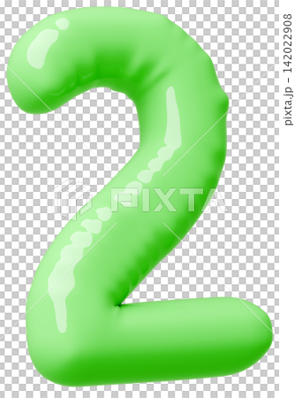 3D image_balloon_2_green 3D image_balloon_2_green 142022908