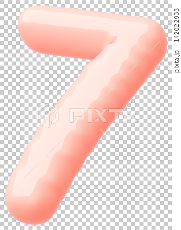 3D画像_風船_7_ピンク 3D画像_風船_7_ピンク 142022933
