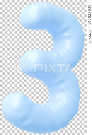 3D image_balloon_3_淺藍色 3D image_balloon_3_淺藍色 142022939