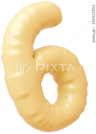 3D画像_風船_6_黄色 3D画像_風船_6_黄色 142022952