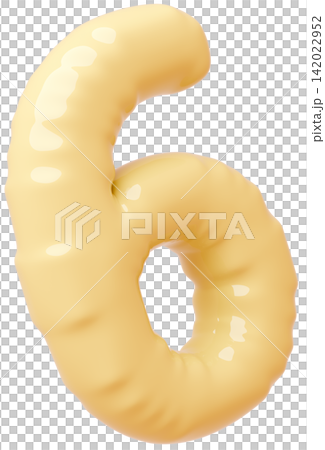 3D画像_風船_6_黄色 3D画像_風船_6_黄色 142022952