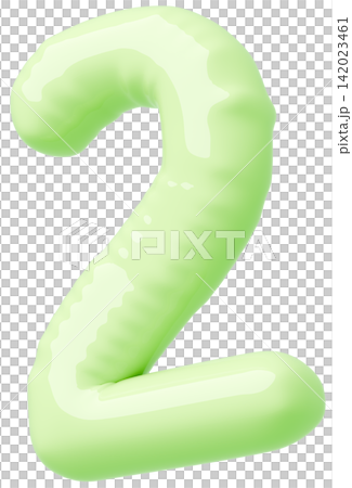 3D image_balloon_2_黃綠色 3D image_balloon_2_黃綠色 142023461