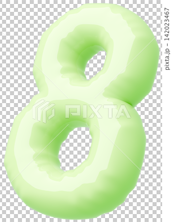 3D image_balloon_8_黃綠色 142023467