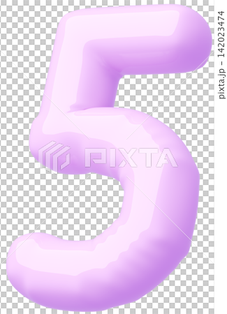 3D image_balloon_5_purple 3D image_balloon_5_purple 142023474