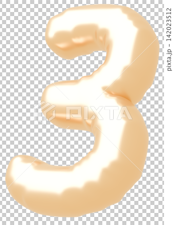 3D image_balloon_3_gold 3D image_balloon_3_gold 142023512