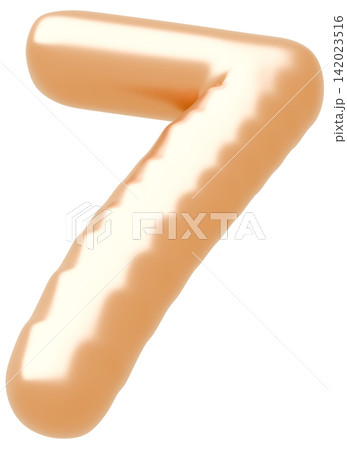 3D画像_風船_7_ゴールド 3D画像_風船_7_ゴールド 142023516