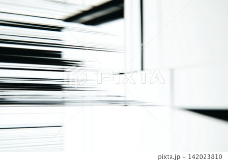 Glitch lines create dynamic patterns on a clean white wall in urban setting Glitch lines create dynamic patterns on a clean white wall in urban setting 142023810