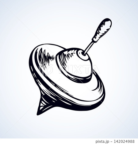 Spinning Top. Vector drawing Spinning Top. Vector drawing 142024988