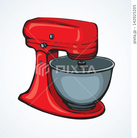 Elictric Mixer. Vector drawing 142025205