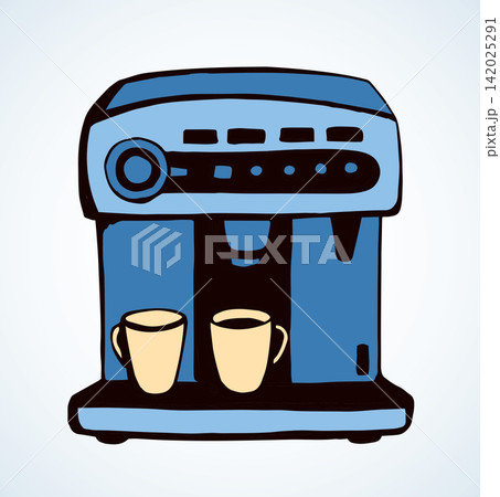 Coffee maker. Vector drawing Coffee maker. Vector drawing 142025291