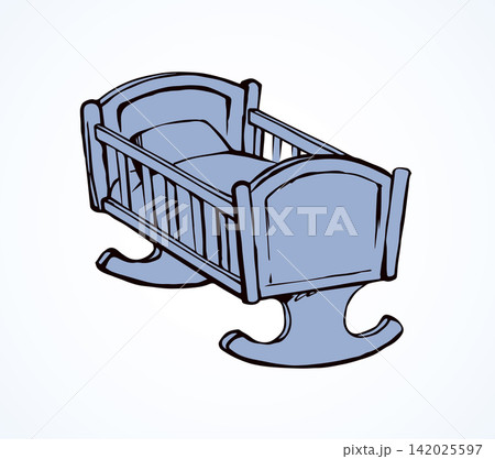 Cradle. Vector drawing 142025597