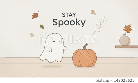 Halloween Pumpkin and Skull with " Stay Spooky Creepy" Halloween Pumpkin and Skull with " Stay Spooky Creepy" 142025623