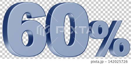 3D Material_Numbers_60%_Metallic_Silver 3D Material_Numbers_60%_Metallic_Silver 142025726