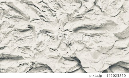 crumpled paper texture casting shadow with wrinkled crease as minimalist backdrop for web design and packaging mockup 142025850