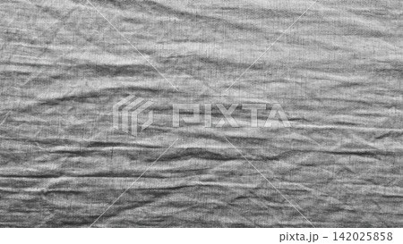 wrinkled linen texture shows crumpled gray fabric weave for minimalist backdrop, web design and sustainable branding wrinkled linen texture shows crumpled gray fabric weave for minimalist backdrop, web design and sustainable branding 142025858